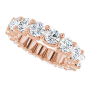 Round "U" Prong Eternity Band