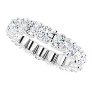 Round "U" Prong Eternity Band