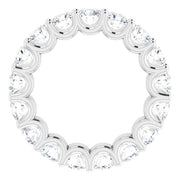 Round "U" Prong Eternity Band