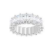 Fancy cut "U" Prong Eternity Band